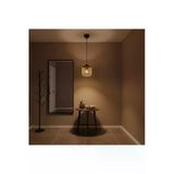 Elizim Home Lighting Antre 15'Lik Hasır Görünümlü Abajur Sarkıt Avize