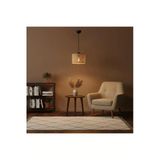 Elizim Home Lighting Antre 20'Lik Hasır Görünümlü Abajur Sarkıt Avize