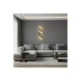 Elizim Home Lighting Burgu Ledli Pilli Krom Aplik