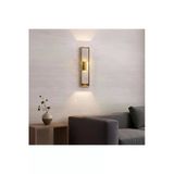 Elizim Home Lighting Dikey Ledli Pilli Gold Aplik