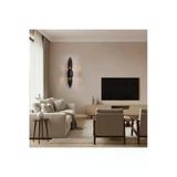 Elizim Home Lighting Elara Ledli Siyah Pilli Aplik