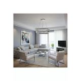 Elizim Home Lighting Elentra 2 Katlı Kristal Taşlı Ledli Avize