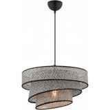 Elizim Home Lighting Hasır Görünümlü Abajur Sarkıt Avize - 1 - Gri - Antrasit