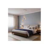 Elizim Home Lighting Holla 3' Lü Bal Cam'lı Beyaz Sarkıt Avize