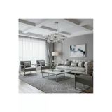 Elizim Home Lighting Janti Kristal Taşlı Krom Ledli Avize