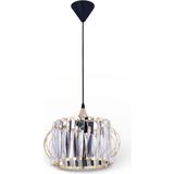 Elizim Home Lighting Kristal Taşlı Tekli Gold Avize - 1