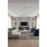 Elizim Home Lighting Lotus Kristal Taşlı Ledli Krom Avize - 1