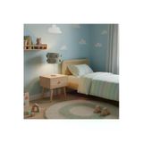 Elizim Home Lighting Makrome Mavi Papatyalı Abajur