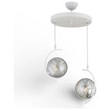 Elizim Home Lighting Nova Modern Krom Sarkıt Avize - 2 - Gümüş - Krom