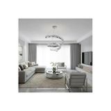 Elizim Home Lighting Yay Kristal Taşlı Ledli Krom Avize