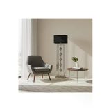 Elizim Home Lighting Zarafet Krom Kasa Siyah Şapkalı Lambader