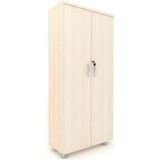 Elizza Büyük Boy Tam Kapak Kitaplık Dosya Dolabı Akça - 80X38X188 - Akçaağaç