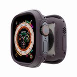 elkson Apple Watch Ultra 2 1 Tampon Kılıf 49 mm Ekran Koruyucu Temperli Cam, Quattro Max Serisi iWatch için Sağlam, Askeri Sınıf Dayanıklı Koruyucu Kapak, Esnek Şok Korumalı, İndigo