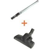 Elkstor Phılıps Fc 9323 Powerpro Compact Elektrikli Süpürgeler Için Emici Yer Başlığı-Teleskopik Metal Boru
