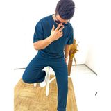 Elku Moda Pantolon Terletmez Esnek Likralı Yumuşak Dokulu Oversize Cepli Rahat Kesim Eşofman Altı - Lacivert