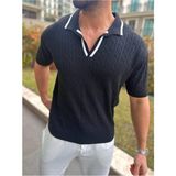 Elku Moda Tişört Terletmez Pamuklu T-Shirt Yumuşak Dokulu Oversize Tshirt Polo Yaka Rahat Kesim Tişört Salaş - Çok Renkli