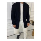 elkumoda Hırka Kalın Örgü Şal Yaka Cepli Panço Triko Hırka