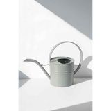 Ella 1 Litre Metal Çiçek Saksı Sulama Kabı - Modern Dekoratif Çok Amaçlı Sulak - Açık Gri