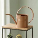 Ella 1 Litre Metal Çiçek Saksı Sulama Kabı – Modern Dekoratif Çok Amaçlı Sulak (Bakır)