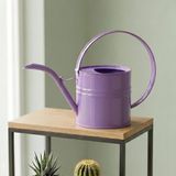 Ella 1 Litre Metal Çiçek Saksı Sulama Kabı – Modern Dekoratif Çok Amaçlı Sulak (Mor) - Çok Renkli