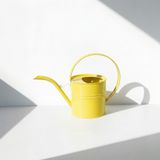 Ella 1 Litre Metal Çiçek Saksı Sulama Kabı - Modern Dekoratif Çok Amaçlı Sulak - Sarı