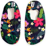 Ella Bonna Kaydırmaz Taban, Unisex Bebek, Çocuk Deniz Ayakkabısı, Havuz Patiği, Çiçekler - Yeşil