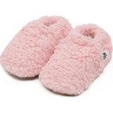 Ella Bonna Teddy Bebek Patiği Ev Pandufu, Kaydırmaz Taban, Organik Pamuk Astar Kreş Ayakkabısı, Pembe