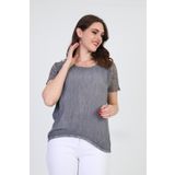 Ella Camelia 5010062 Antrasit Kadın Bluz