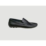 Ella E-1025 Erkek Düz Loafer Ayakkabı - Siyah Cilt