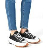 Ellaboni Kadın Genç Kız Çocuk Run Star Canvas Sneaker Spor Ayakkabı - Siyah - Siyah