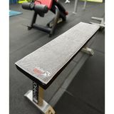 Ellaline Fitness & Spor Havlusu %100 Pamuk Sertifikalı, Bench ve Sporcu Boyun Havlusu, Nakışlı 30X120CM - Antrasit Nakışlı