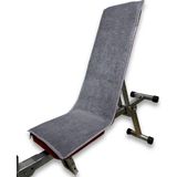 Ellaline Flaplı Spor Fitness Havlusu %100 Pamuk Sertifikalı, Bench ve Boyun Havlusu Giydirilebilir | 30X105 - Antrasit Flaplı