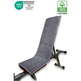 Ellaline Flaplı Spor Fitness Havlusu %100 Pamuk Sertifikalı, Bench Ve Boyun Havlusu Giydirilebilir | 30x105