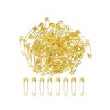 Ellanın Çarşısı 50 Adet Sarı Gold Renk Çengelli Eşarp Ve Şal İğnesi No :1 . 2 Cm Uzunlukta Mini Çatal İğne