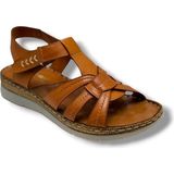 Ellanor S-050-26 Hakiki Deri Anatomik Taban Kadın Sandalet