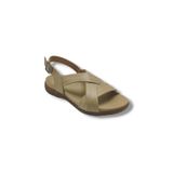 Ellanor S-687-26 Hakiki Deri Çapraz Bant Anatomik Taban Kadın Sandalet