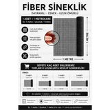 Ellante 1 Metre x 1 Metre Fiber Sineklik Teli – Dayanıklı Fiberglas Pencere Sinekliği, Hava Geçirgen, Kolay Kesilebilir | Metre ile Satılır, Tek Parça Kesim Gönderilir - 1 x 1 m