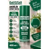 Ellante Daystar Akrilik Sprey Boya Parlak Yeşil Ral 6016 400 ml – Metal, Ahşap ve Çok Amaçlı Kullanım