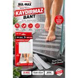 ellante Şeffaf Kaydırmaz Bant 10 Adet 19 mm x 20 cm Kendinden Yapışkanlı Suya Dayanıklı Banyo Duş Küvet Band