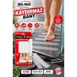 Ellante Şeffaf Kaydırmaz Bant 10 Adet 19 mm x 20 cm Kendinden Yapışkanlı Suya Dayanıklı Banyo Duş Küvet Bandı