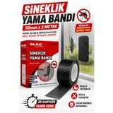 ellante Sineklik Yama Bandı 50 mm x 2 Metre Güçlü Yapışkanlı Sineklik Tamir Bandı Kes Yapıştır Fiber File On