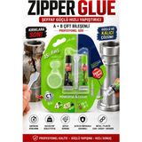ellante Zipper Glue Şeffaf Çift Bileşenli Güçlü Yapıştırıcı 8 Gr A+B Hızlı Metal Cam Plastik Seramik Ahşap Tamir Tutkalı