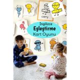 Ella's Style English Türkçe İngilizce Eşleştirme Kart Oyunu. Fiiller Verbs 20 kelime 20 resimli kart. Eğlenceli Eğitici