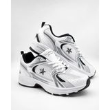 Ellastar 570 New Kadın Sneakers Spor Ayakkabı Siyah Renk Düz Tabanlı Konforlu Tasarım