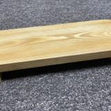ELLDOO Çiftlik Evi Ahşap Yükseltici, Mutfak Tezgahı Banyo Ev Dekoru için Ahşap Ayaklı Stand, Dekoratif Yükseltici Teşhir Tepsisi Tezgah Düzenleyici, Lavaboda Sabun için, Doğal Ahşap