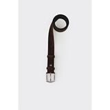Elle Kahve Deri Erkek Kemer - 120 cm - 028-Kahverengi