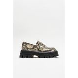 Elle Shoes Bej Deri Kadın Günlük Babet