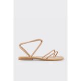 Elle Shoes Bej Kadın Parmak Arası Sandalet