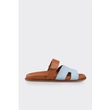 Elle Shoes Mavi Kadın Düz Terlik
