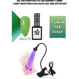 Ellea Nail Akrobat Lamba ve Disco Gece Parlayan Kalıcı Oje 15 ml